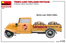 MiniArt 38045 1/35 Tempo A400 Tierflader Pritsche 3-Wheel Beer Delivery Truck