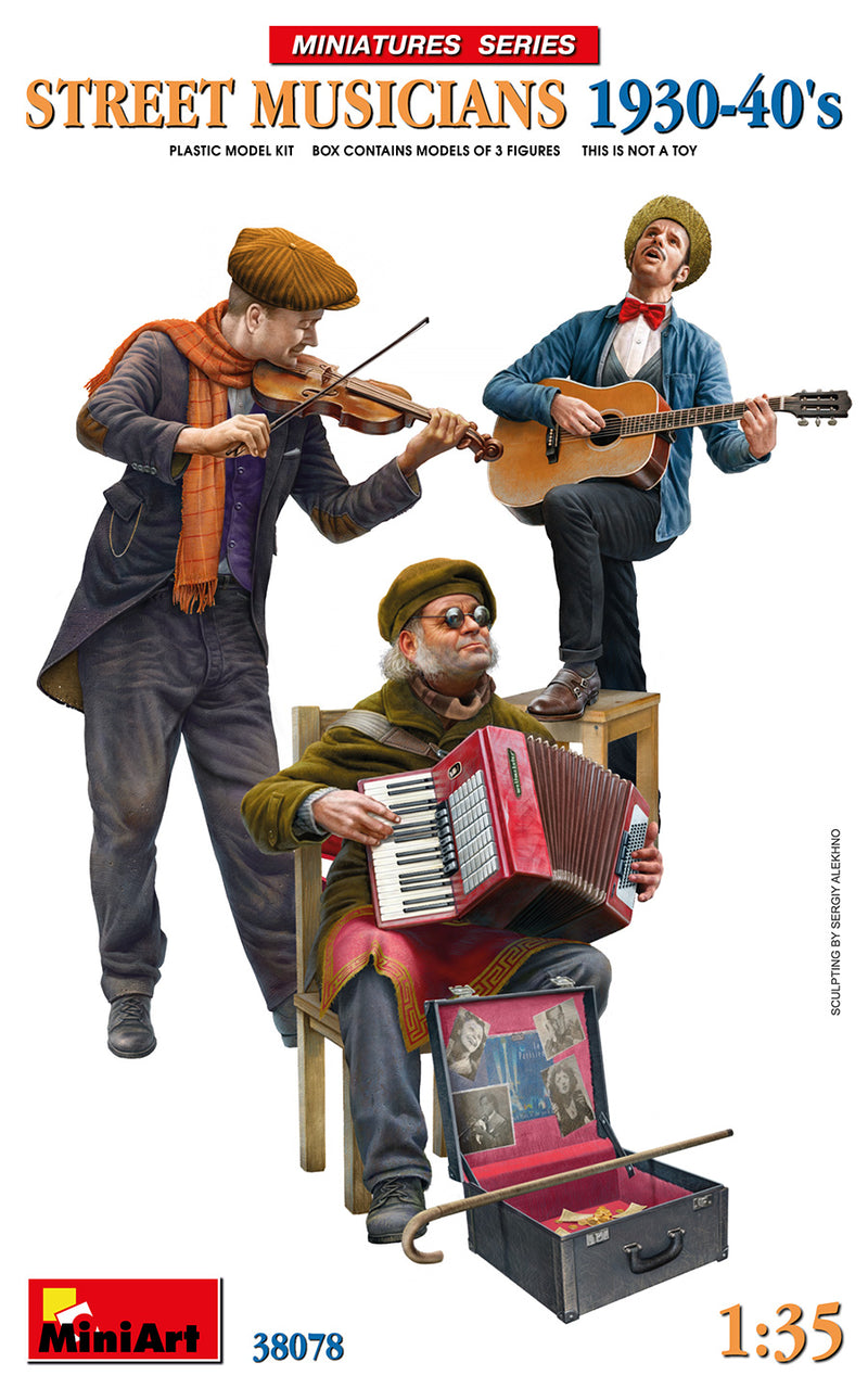 MiniArt 38078 1/35 Street Musicians 1930's-40's