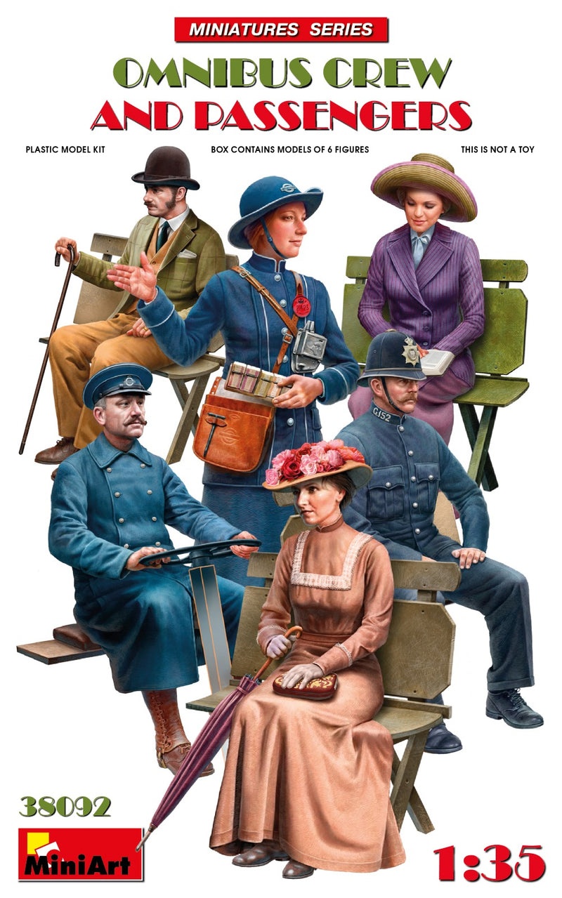 MiniArt 38092 1/35 OMNIBUS CREW AND PASSENGERS