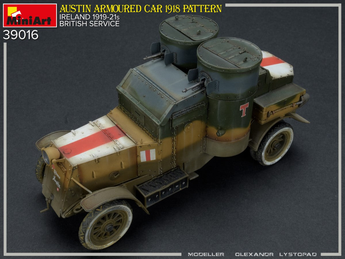MiniArt Austin Armored Car 1918 とシャーマンⅢ MiniArt Austin Armored Car 1918 - British Dunsterforce 1:35