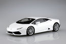 Aoshima 06643 1/24 Pre-Painted '14 Lamborghini Huracan No.4-B White