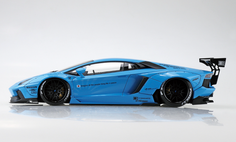 Aoshima 05989 1/24 Lamborghini Aventador Ver.1 LB Works