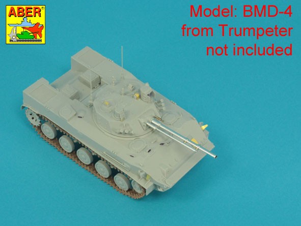 ABER 35L340 rmament for Russianl BMD - 4 -100mm 2A70 barrel x 1pcs. - 30mm 2A72 barrel x 1pcs. - 7,62mm PKT barrel x 1pcs