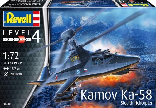 Revell 3889 1/72 Kamov Ka-58 Stealth Helicopter