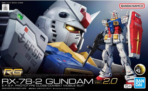 Bandai 2700762  RG #40 1/144 RX-78-2 Gundam Ver.2.0 "Mobile Suit Gundam"