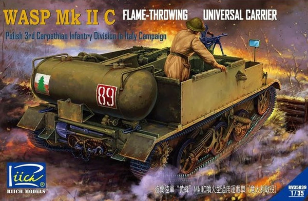 Riich 35039 1/35 Polish Army Wasp Mk.IIC Flame Throwing Universal Carrier