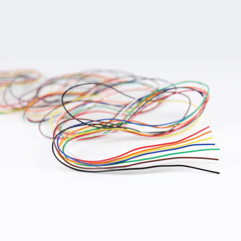 Scale Cars Online A001 1/24 Wires 0,6mm - 8 wires (1 ea. color)