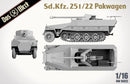 Das Werk 16022 1/16 Sd.Kfz. 251/22 PAKwagen German WWII Halftrack