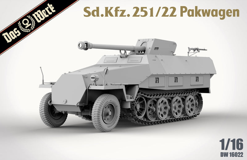 Das Werk 16022 1/16 Sd.Kfz. 251/22 PAKWagon German WWII Halftrack