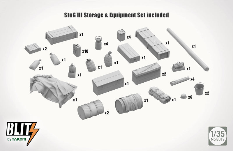 TAKOM 8017 1/35 StuH42&StuG III Ausf.G Mid Prodution 2 in 1