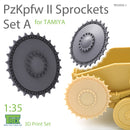 T-Rex 35056-1 1/35 PzKpfw II Sprockets Set A for TAMIYA