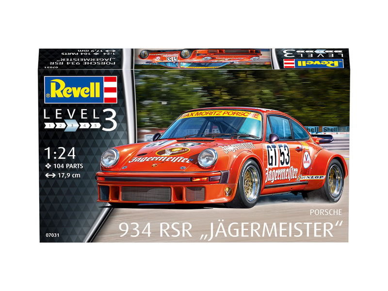 Revell 07031 1/24 Porsche 934 RSR "Jägermeister"
