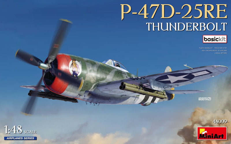 MiniArt 48009 1/48 P-47D-25RE Thunderbolt - Basic Kit