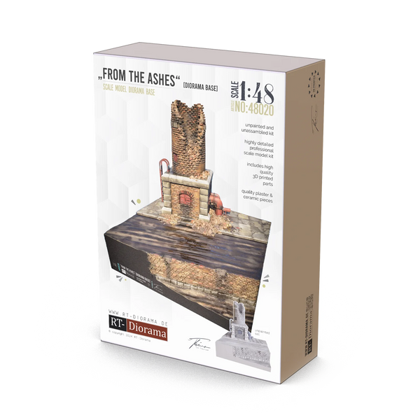 RT DIORAMA 48020 1/48 From the Ashes [Diorama Base]