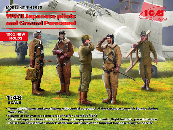 ICM 48053 1/48 Japanese pilots and Ground Personnel WWII