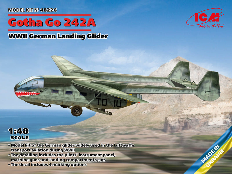 ICM 48226 1/48 Gotha Go 242A WWII German Landing Glider