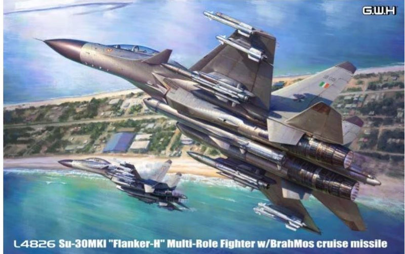 Great Wall Hobby L4826 1/48 Su-30MKI "Flanker H" Multirole Fighter Indian Air Force /w BRAHMOS