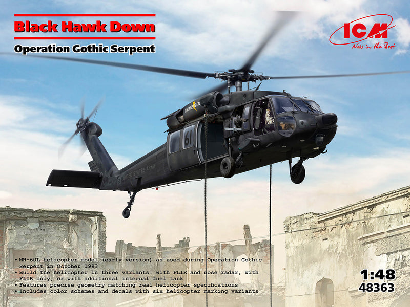 ICM 48363 1/48 Black Hawk Down