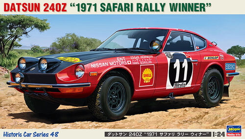 Hasegawa 21148 1/24 Datsun 240Z '1971 Safari Rally Winner'