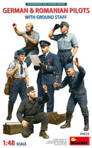 MiniArt 49024 1/48 German & Romanian Pilots w/Ground Staff