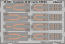 Eduard 49097 1/48 Seatbelts RAF early STEEL