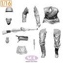 Sol Resin Factory MM752 1/16  WWII German SS Infantry with Kar98k