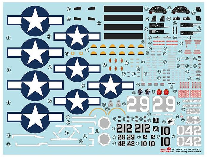 Magic Factory 1/48 scale F4U-1A/2 Corsair Dual Combo plastic