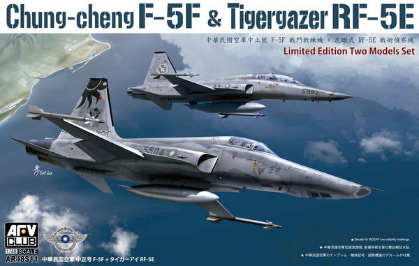 AFV Club AR48S11 1/48 Chung-Cheng F-5F & Tigergazer RF-5E