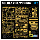 Rye Field Model 5110 1/35 Sd.Kfz 234/2 Puma with Engine parts