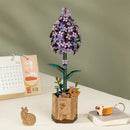 Robotime TW021 Rowood DIY Wooden Flower Bouquet (Lilac) 3D Wooden Puzzle