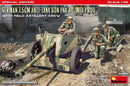 MiniArt 53010 1/35 German 7.5cm Anti-Tank Gun PaK 40. Mid Prod w/ Artillery Crew. Special Edition