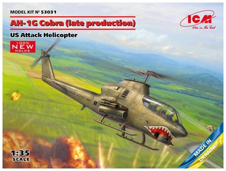 ICM 53031 1/35 US Attack Helicopter AH-1G Cobra (late production)