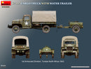 MiniArt 53066 1/35 G7117 Cargo Truck with Water Trailer