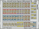 Eduard 17503 1:350 Aircraft Carrier Figures painted