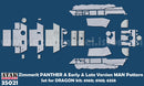 ATAK 35021 1/35 Zimmerit Panther A early + late MAN pattern Dragon