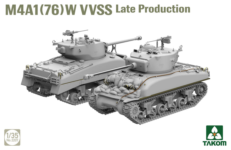 ***PREORDER - NOT IN STOCK TAKOM 2207W  1/35 SHERMAN 2 BIG BOX (2 SHERMAN KITS PLUS 1/35 JEEP) PREORDER***