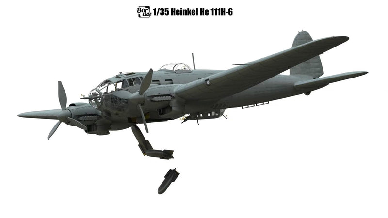 ***PREORDER - NOT IN STOCK BORDER MODELS BF018 1/35 WW2 German Bomber He 111H-6 ***PREORDER - NOT IN STOCK