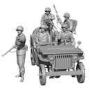 Sol Resin Factory MM572 1/35 WWII U.S.ARMY Infantry and military police for Jeep (not included) 3D printed model kits