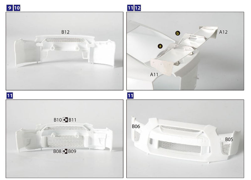 Aoshima 05678 1/24 LB Works R35 GT-R Detail Up Parts Set