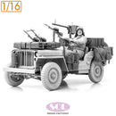 Sol Resin Factory MM978 1/16 WWII British SAS 1/4 ton 4x4 Patrol Car Conversion Kits - 3D printed (for TAKOM)