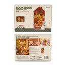 Robotime TGC07 Christmas Indoor Scene DIY Wooden 3D Puzzle Book Nook
