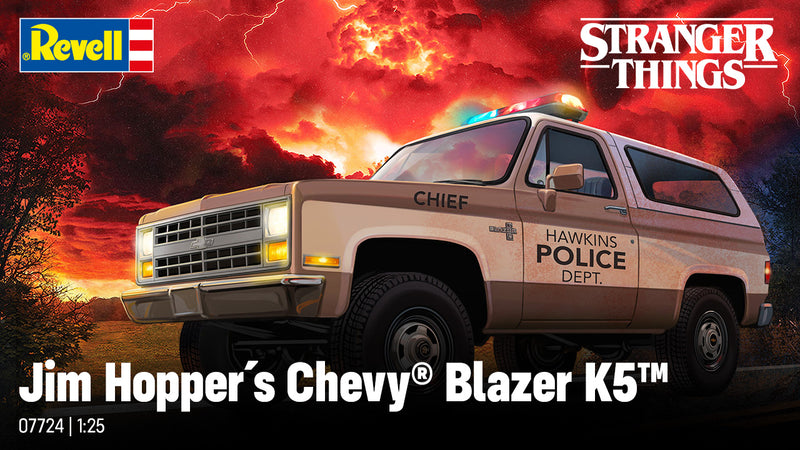 Revell 07724 1/25 1985 Chevrolet K5 Blazer: Stranger Things