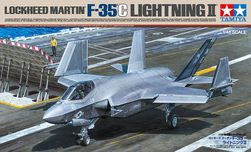 ***PREORDER Tamiya 61127 1/48 LOCKHEED MARTIN F-35C LIGHTNING II PRE-ORDER***