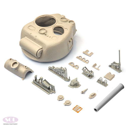 Sol Resin factory MM611 1/16  105mm Howitzer Turret for M4A3 Sherman