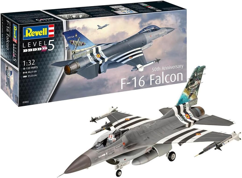 Revell 03802 1/32 General Dynamics F-16 Falcon - 50th Anniversary