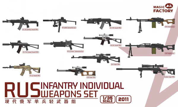 Magic Factory 2011 1/35 Russian Individual Weapons Set