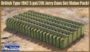 GECKO MODELS 1/35 35GM0158 British Type 1942 5 gal/20L Jerry Cans Set