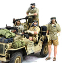 Sol Resin Factory MM631 1/16 WWII British SAS 1/4ton Patrol car 4 man Crew figures only
