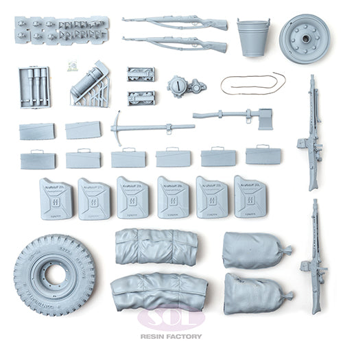 Sol Resin Factory MM635 1/16  WWII Sd.kfz.251 Detail-up Sets
