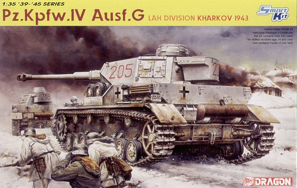 Dragon 6363 1/35 Pz.Kpfw.IV Ausf.(G) LAH Division Kharkov 1943 - Smart Kit